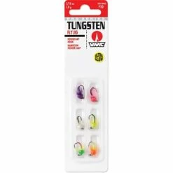 Discount ⌛ Ice Fishing Tackle Kits VMC Tungsten Fly Jig Kit ⭐