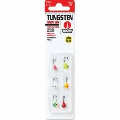 Promo ❤️ Ice Fishing Tackle Kits VMC Tungsten Glow Tubby Jig Kit 👍